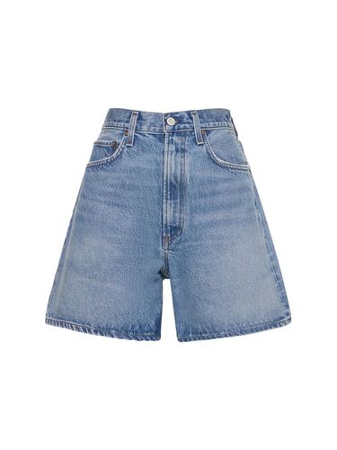 Shorts Baggy Fit Vita Alta Stella In Denim - AGOLDE - Modalova