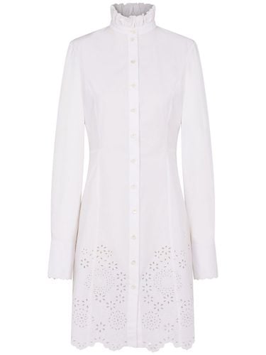 Poplin Sangallo Mini Shirt Dress - RABANNE - Modalova