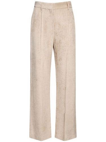 Pantalones Anchos De Pana De Viscosa - BRUNELLO CUCINELLI - Modalova