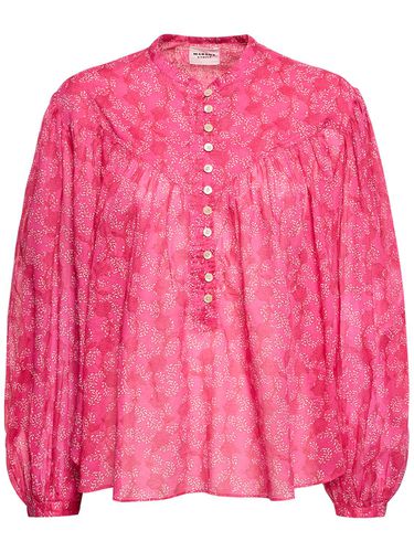 Salika Floral Cotton Buttoned Shirt - MARANT ETOILE - Modalova