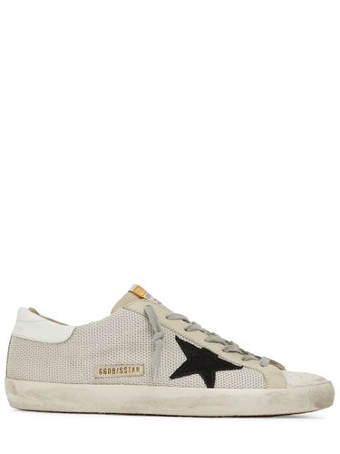 Mm Sneakers Aus Netz & Wildleder "super-star" - GOLDEN GOOSE - Modalova