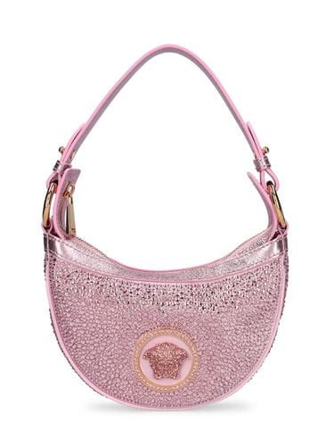 Borsa Mini Hobo Dua Lipa In Raso - VERSACE - Modalova