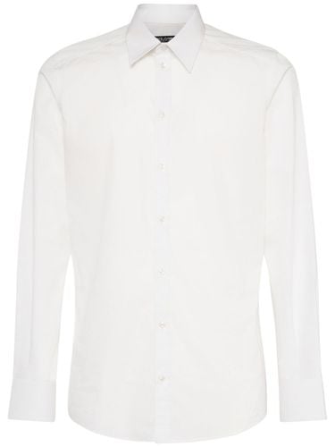 Cotton Poplin Shirt - DOLCE & GABBANA - Modalova