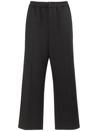 Wool Blend Straight Pants - AMI PARIS - Modalova