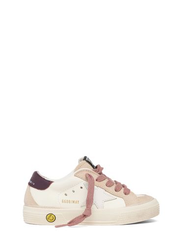 Sneakers May De Piel Con Cordones - GOLDEN GOOSE - Modalova