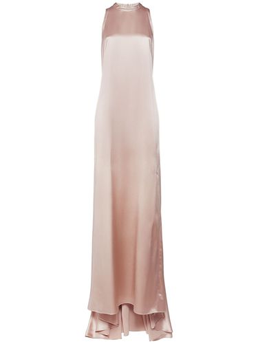 Hoyo Sleeveless Silk Satin Long Dress - MAX MARA - Modalova