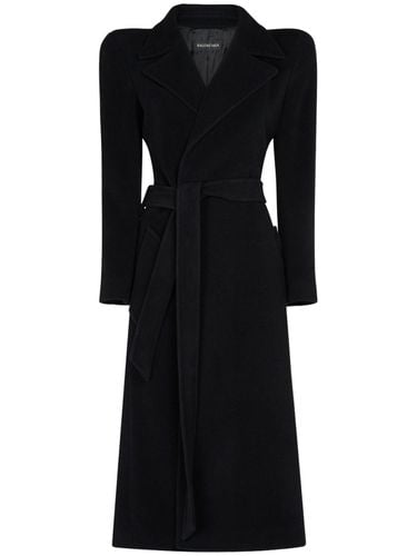 Cashmere Blend Long Coat - BALENCIAGA - Modalova