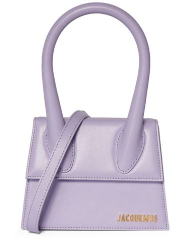 Bolso De Mano Le Chiquito Moyen De Piel - JACQUEMUS - Modalova