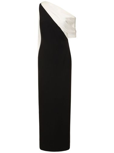 Asymmetrisches Maxikleid Aus Stretch-cady - ROLAND MOURET - Modalova