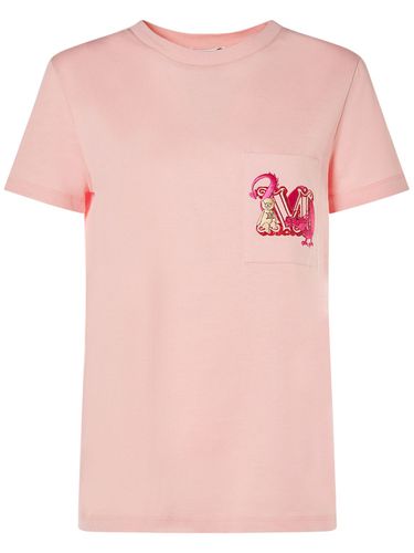 Camiseta De Algodón Con Bordado - MAX MARA - Modalova