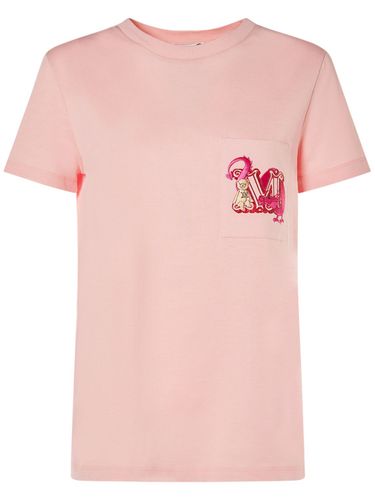 T-shirt Aus Baumwolle Mit Stickerei „elmo“ - MAX MARA - Modalova