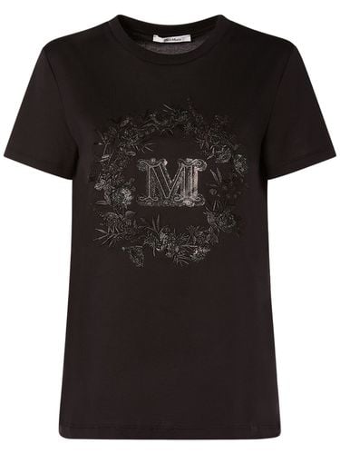 T-shirt Aus Baumwolle Mit Stickerei „elmo“ - MAX MARA - Modalova