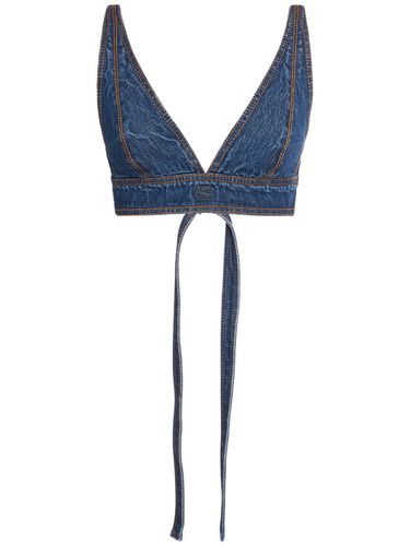 Crop-top Aus Denim - ETRO - Modalova