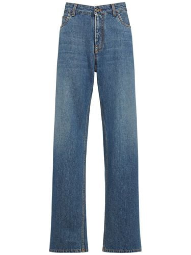 Jeans Baggy De Denim De Algodón - ETRO - Modalova