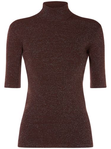 Top De Viscosa Lúrex Con Manga Corta - MAX MARA - Modalova