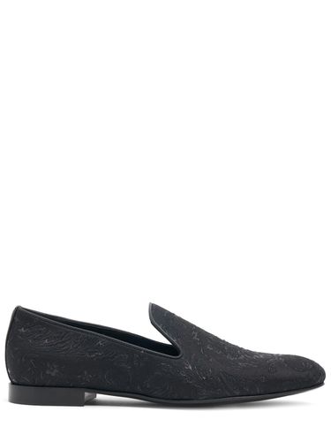 Jacquard Loafers - VERSACE - Modalova