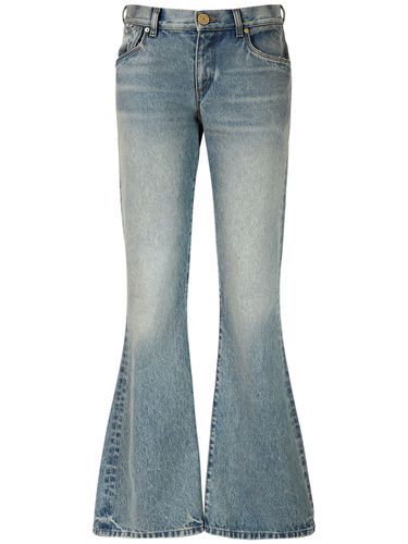 Ausgestellte Jeans Aus Denim - BALMAIN - Modalova