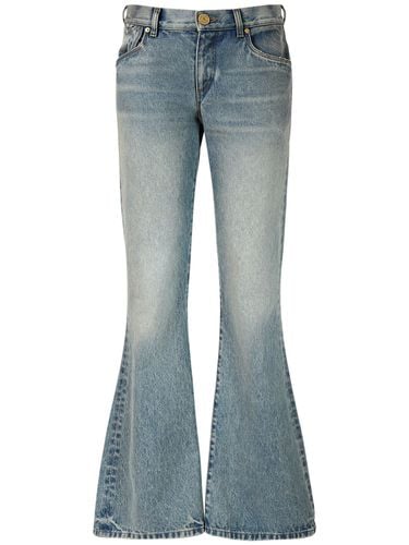 Jeans Acampanados De Denim - BALMAIN - Modalova