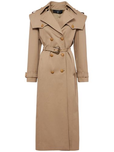 Trench De Gabardina De Algodón - BALMAIN - Modalova