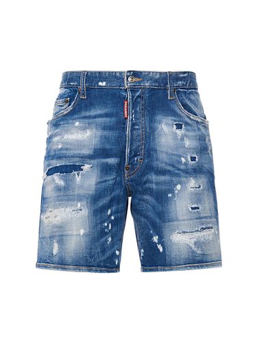 Shorts De Algodón Stretch - DSQUARED2 - Modalova