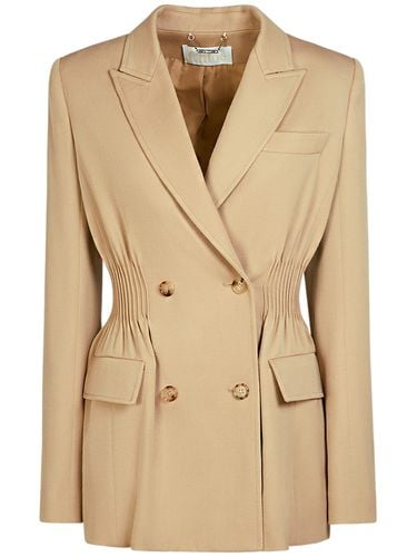 Chaqueta Cruzada De Gabardina De Lana - CHLOÉ - Modalova