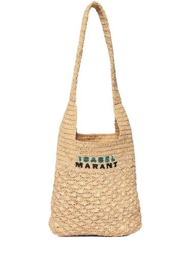 Bolso Tote Pequeño Praia De Rafia - ISABEL MARANT - Modalova