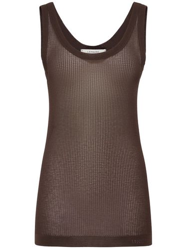 Tank Top De Viscosa Y Seda - LEMAIRE - Modalova