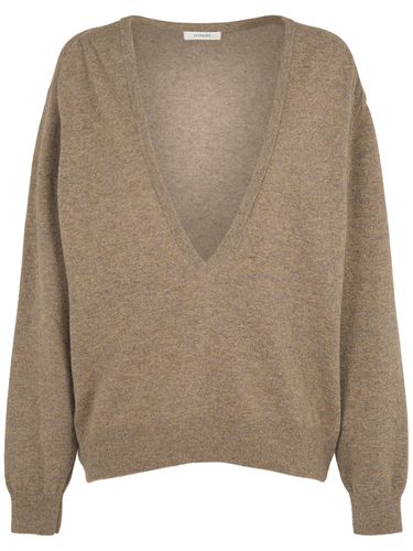 Deep V Neck Wool Blend Sweater - LEMAIRE - Modalova