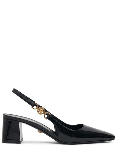 Mm Hohe Pumps Aus Lackleder - VERSACE - Modalova