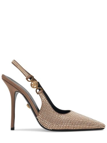 Mm Satin & Crystal Pumps - VERSACE - Modalova