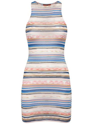 Knit Lurex Mini Tank Dress - MISSONI - Modalova