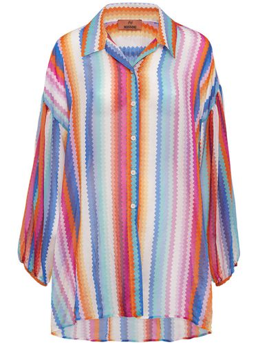 Camicia In Cotone E Seta Chevron - MISSONI - Modalova