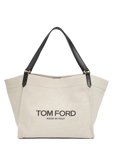 Borsa Shopping Grande Amalfi In Tela - TOM FORD - Modalova