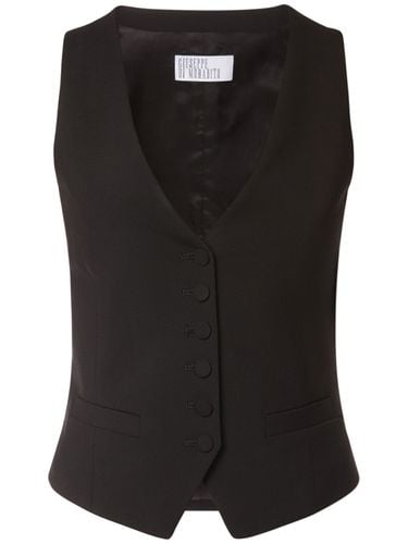 Stretch Wool Vest - GIUSEPPE DI MORABITO - Modalova