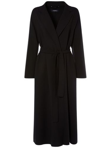 Cappotto Midi Ester In Crepe Di Lana / Cintura - 'S MAX MARA - Modalova