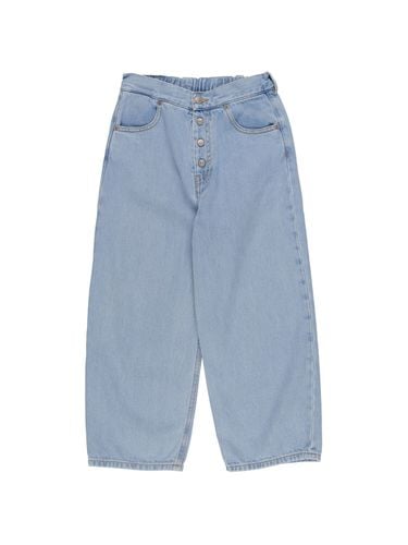 Jeans De De Algodón Con Pierna Ancha - MM6 MAISON MARGIELA - Modalova