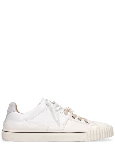 Evolution Canvas & Leather Low Sneakers - MAISON MARGIELA - Modalova