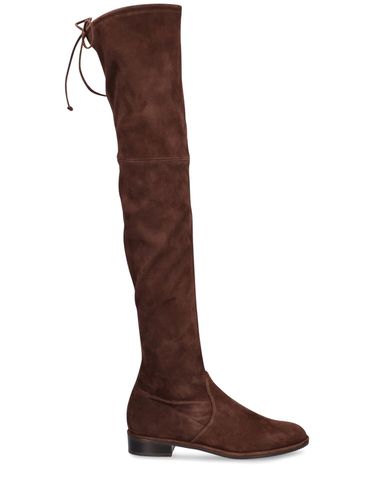 Botas Mosqueteras De Ante Stretch 30mm - STUART WEITZMAN - Modalova