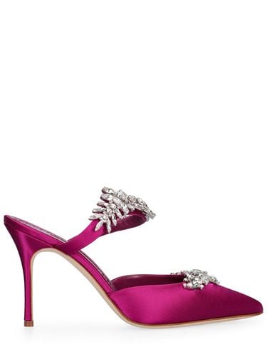 Mm Lurum Satin Mules - MANOLO BLAHNIK - Modalova