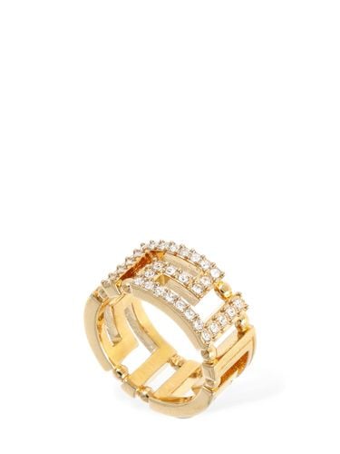 Ring Mit Greca-motiv - VERSACE - Modalova