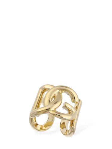 Dg Logo Ring - DOLCE & GABBANA - Modalova