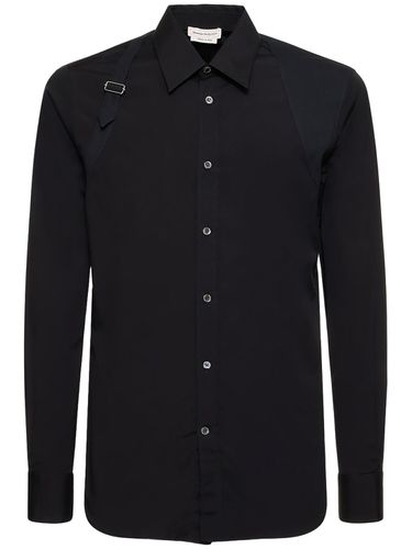 Camisa De De Algodón Stretch Con Arnés - ALEXANDER MCQUEEN - Modalova