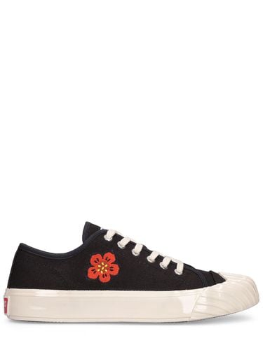 Mm Kenzoschool Cotton Low Top Sneakers - KENZO PARIS - Modalova