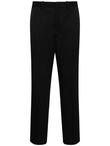 Regular Fit Straight Wool Pants - JIL SANDER - Modalova