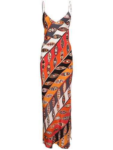 Girandole Printed Silk Twill Long Dress - PUCCI - Modalova