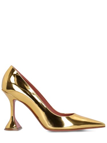 Mm Ami Mirror Leather Pumps - AMINA MUADDI - Modalova