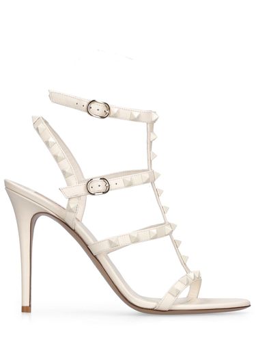 Sandalias Rockstud De Piel 105mm - VALENTINO GARAVANI - Modalova