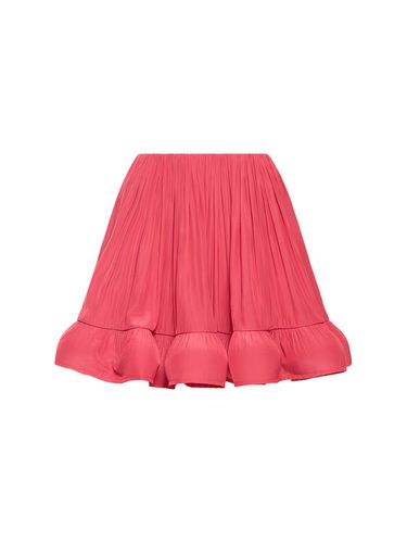 Ruffled Charmeuse Mini Skirt - LANVIN - Modalova