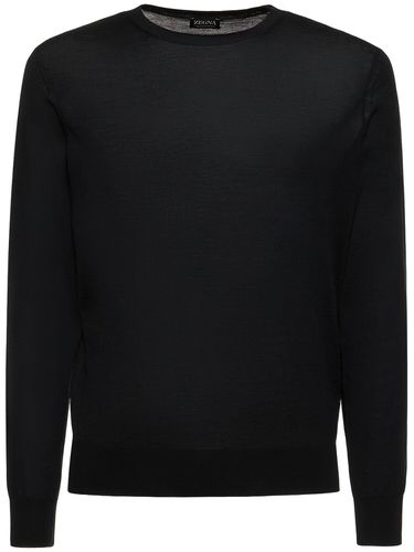 High Performance-pullover Mit Rundhalsausschnitt - ZEGNA - Modalova