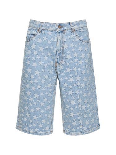 Shorts De Denim Jacquard - ERL - Modalova